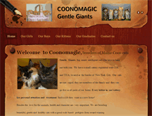 Tablet Screenshot of coonomagic.com